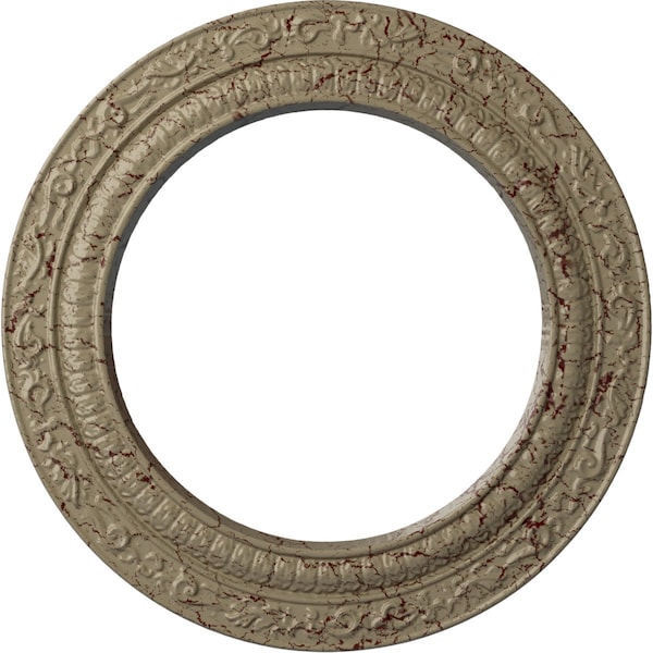 Ekena Millwork Andrea Ceiling Medallion (Fits Canopies up to 8"), 12"OD x 8"ID x 1/2"P, Gobi Desert Crackle CM12ADGDC - main
